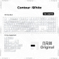Contour 104+16 PBT Backlit Keycaps Set Cherry Profile for MX Mechanical Keyboard